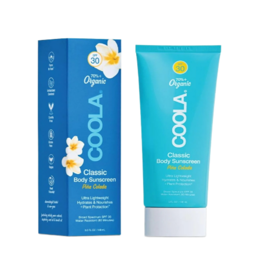 Classic Body Organic Sunscreen Lotion SPF 30 - Piña Colada