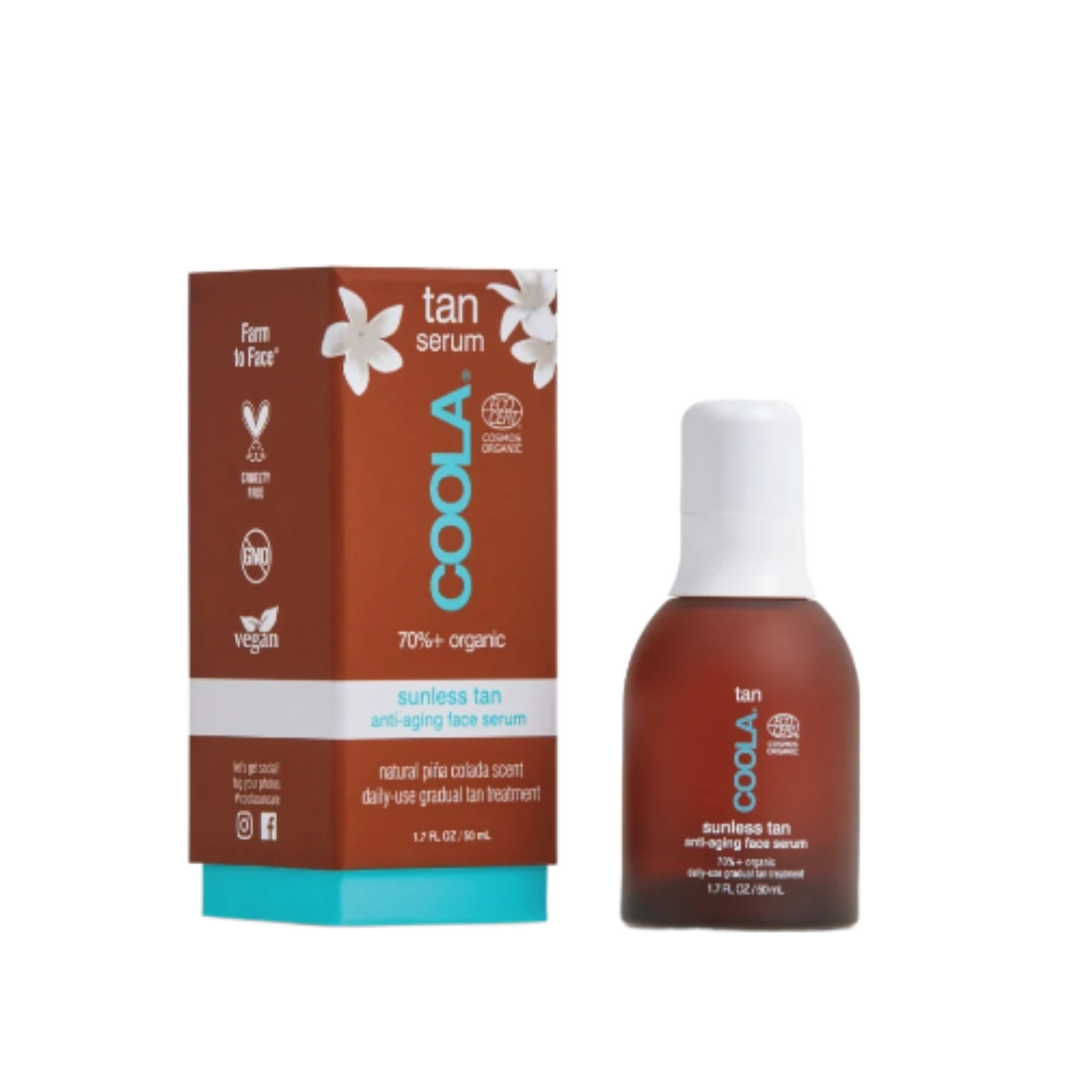 Organic Sunless Tan Anti-Aging Face Serum